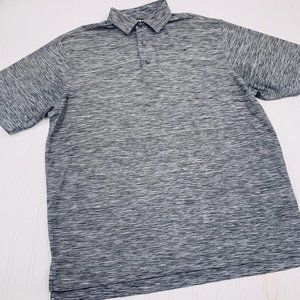 Footjoy Stretch Short Sleeve Polo Shirt L Grey